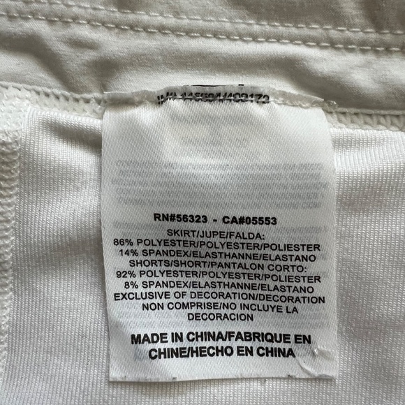 Nike Dri-FIT Women's Tennis/Pickleball White Flouncy Skort Size XL EUC - Picture 6 of 8